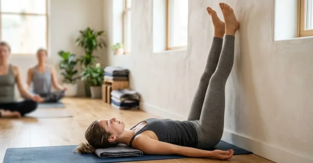 Viparita Karani (Legs-Up-The-Wall Pose)